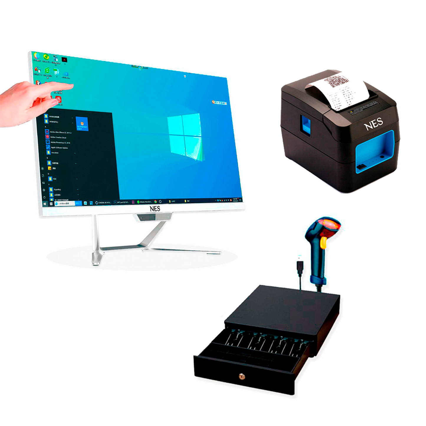 COMBO CON PANTALLA 24"